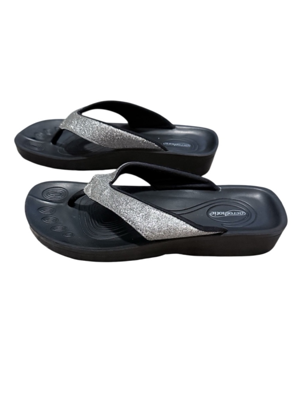 NWOT Aerothotic Women's 39 Mellow Vibe Orthotic Comfortable Flip Flops Sandal